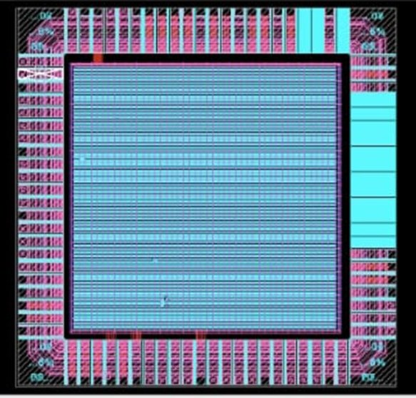 Digital Base Band Processor Layout